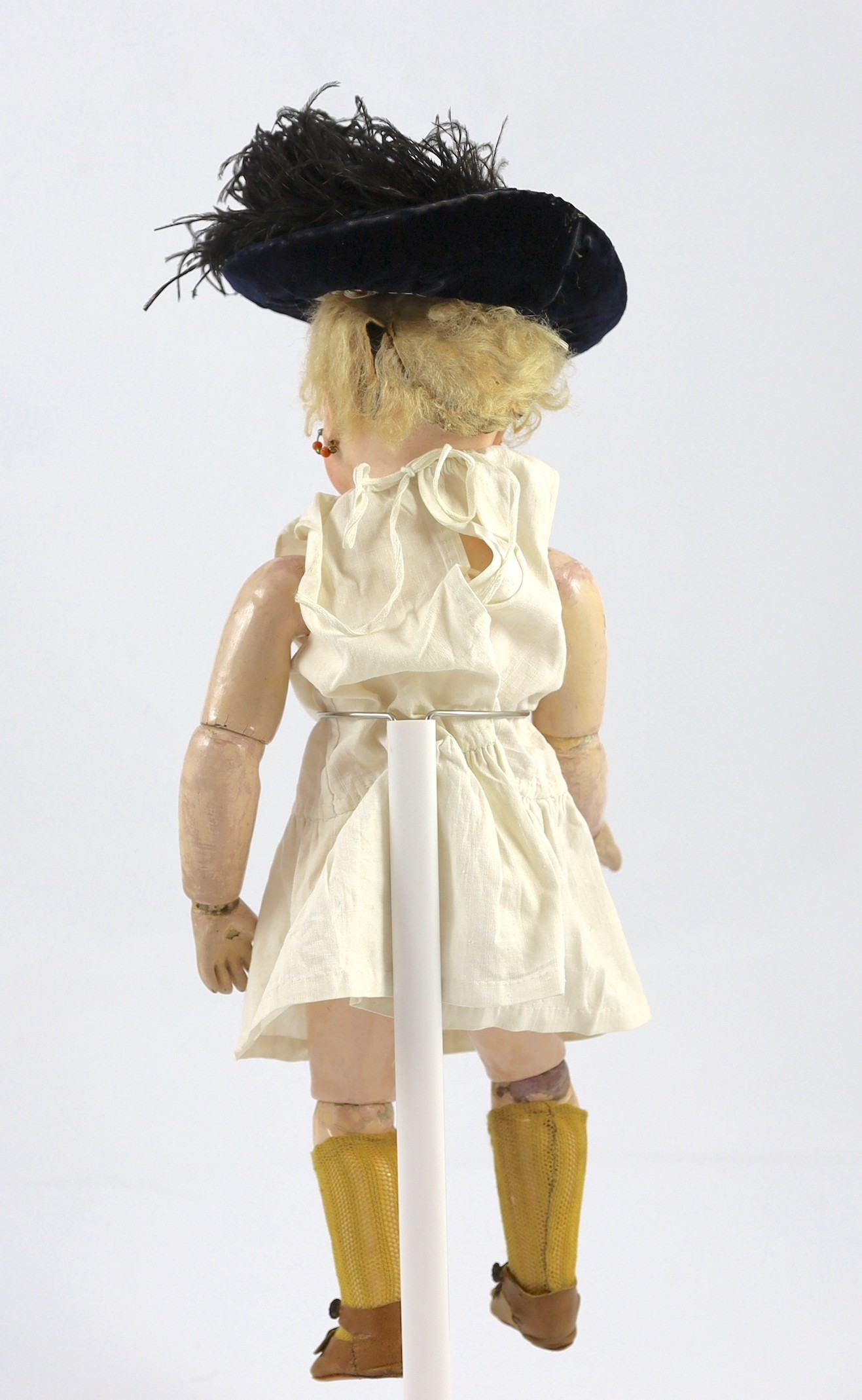 A Jules Steiner Bourgoin bisque doll, French, circa 1880 14in.